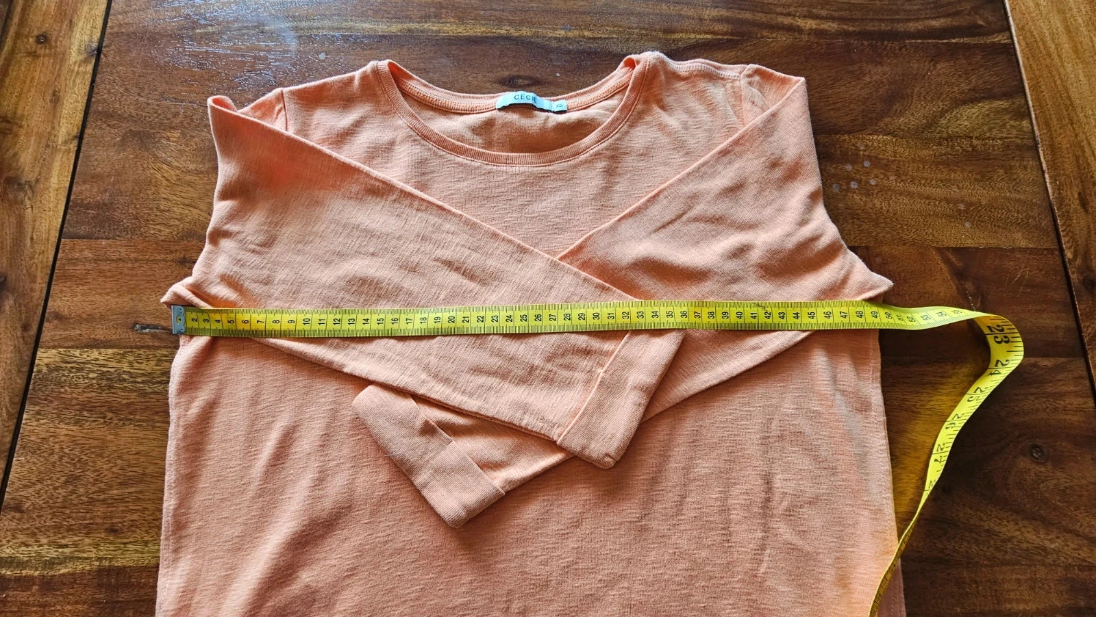 T-shirt manches 3/4 Cécil Orange Taille XS 34 – Très bon état – photo 7
